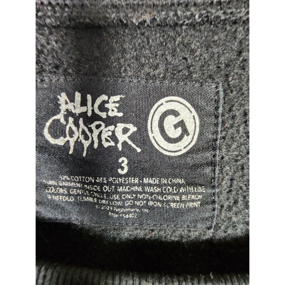 Alice Cooper 3X Black Sweatshirt Schools Out Forever Graphic Rock Grunge Gothic - Picture 3 of 5